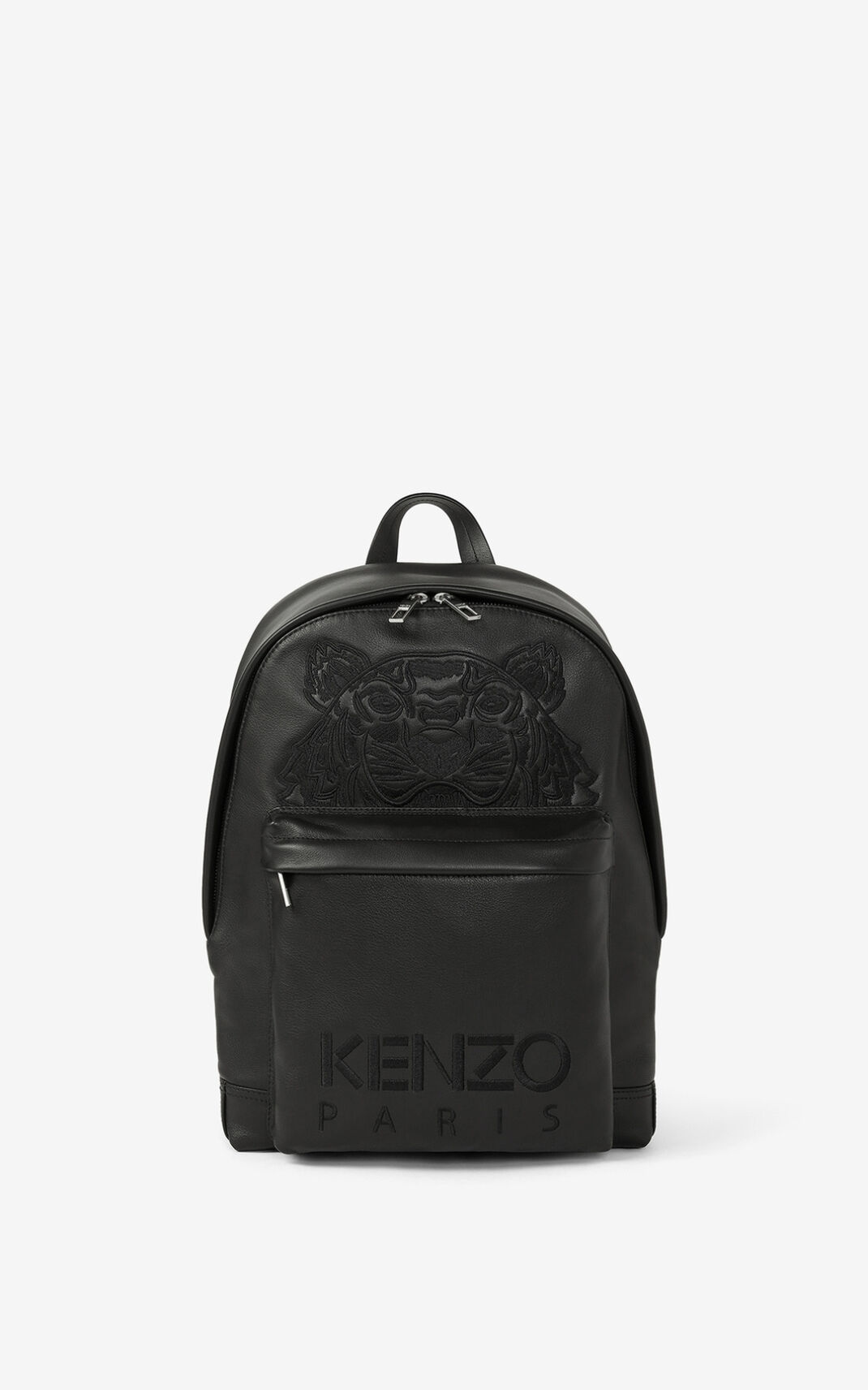 Mochila Kenzo Tiger Couro Feminino - Pretas | 925OHSNVW